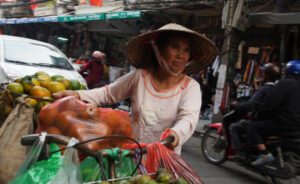 Vietnamese women are hard working and industrious.
