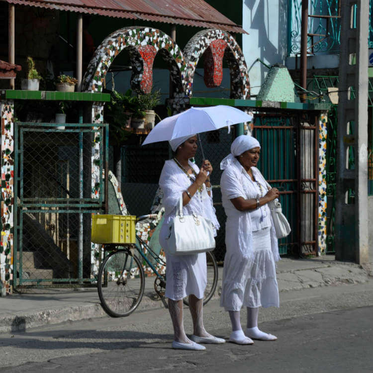 Santeria belief is strong in Cuba.